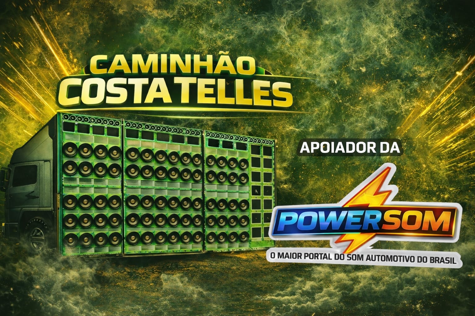 Caminhão Costa Telles - Apoiador Oficial Power Som